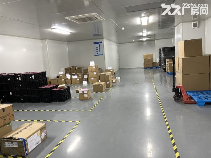 新桥无公摊全新精装修30万级洁净无尘车间独立一层1000平米配套通风系统